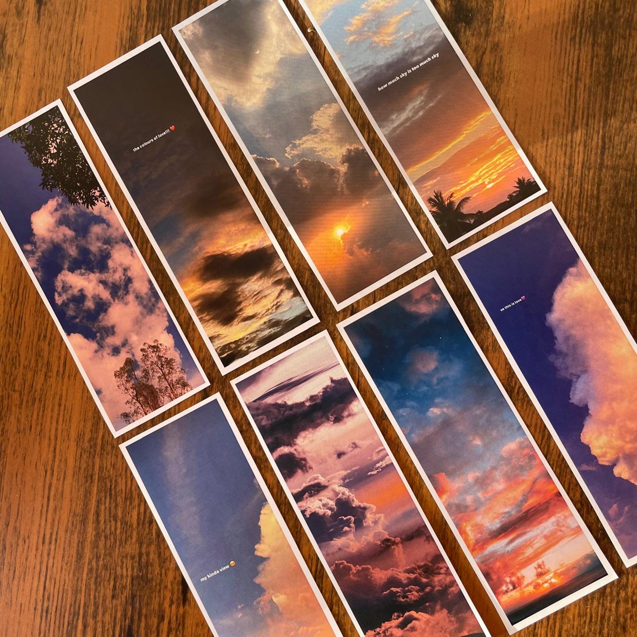 Sky Series Bookmarks | 8 Pcs per pack