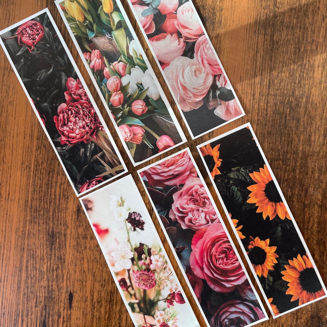 Flower Series Bookmarks | 6 Pcs per pack