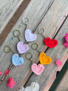 Crochet Heart Keychain – A Tiny Token of Love