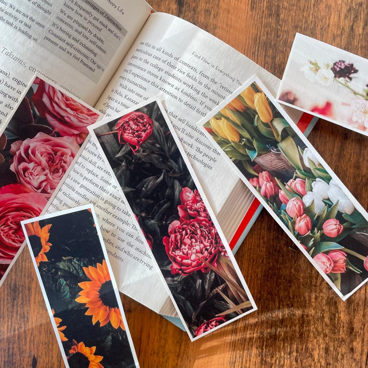 Flower Series Bookmarks | 6 Pcs per pack